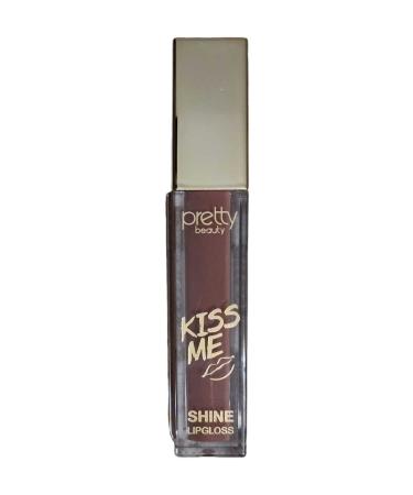 pasajdanal Pretty Beauty Kiss Mee Shine Lipgloss 24 Hours Lasting Lipstick No:4