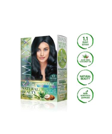 New Season Clez 2 Pack Natural Beauty Ammonia Free Hair Dye 1.1 Blue Black Campaign