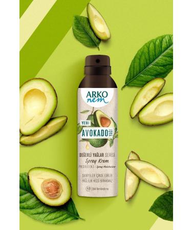 Arko Moisture Spray Cream Avocado 150 Ml Category Face Cream - Buy Online on GoSupps.com
