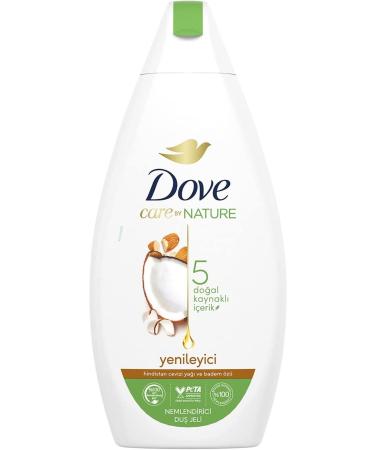 Dove Care By Nature Refreshing Shower Gel With Coconut Oil & Almond Extract 500 Ml