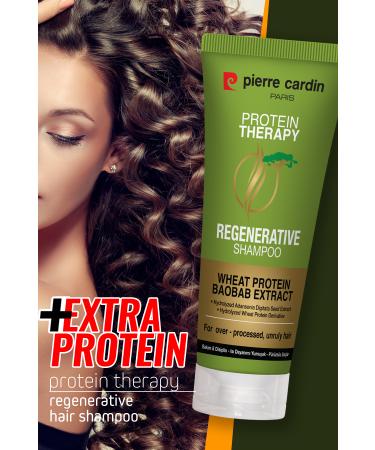 Pierre Cardin Protein Therapy Baobab Extract Wheat Protein Revitalizing Hair Care Shampoo 250 ml - Buy Online on GoSupps.com