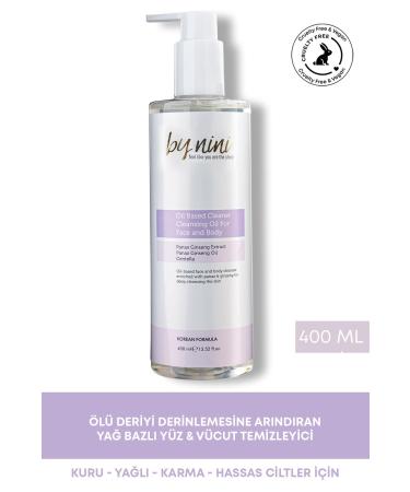 By Nini Deeply Exfoliating Oil-Based Face & Body Cleanser 400 ML