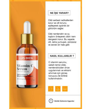 Luis Bien Anti-Spot | Skin Brightener | Vitamin C Serum | (Vitamin C - 2% Ferulic Acid) - Buy Online on GoSupps.com