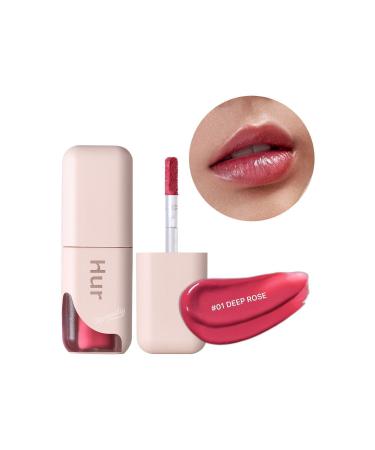 House of HUR Glowy Ampoule Tint (KORENDY) 15 Types of Vitamins and Honey Brightening Tint 4.5g #01 Deep Rose