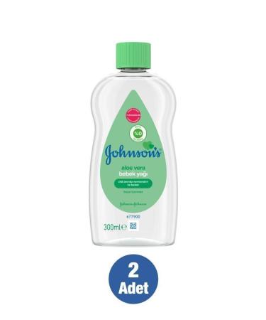 Johnson's Johnsons Baby Oil Aloe Vera 300 ml X 2 Pcs - Buy Online on GoSupps.com