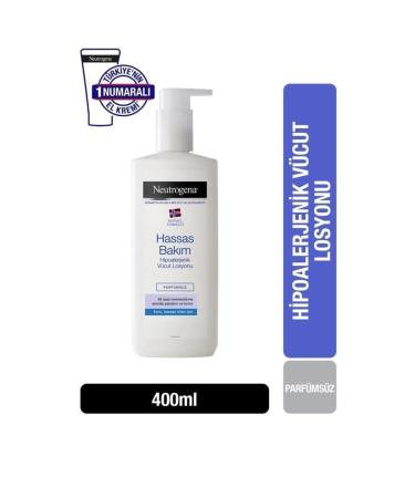 Neutrogena Deep Moisture Sensitive Care Fragrance-Free Sensitive Skin Body Lotion 400 ml
