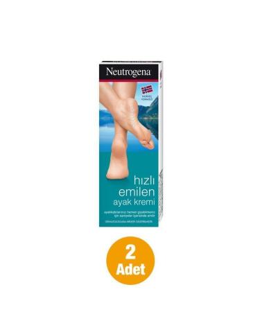 Neutrogena Norwegian Formula Fast Absorbing Foot Cream 100ml x2 - Buy Online on GoSupps.com