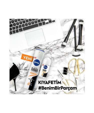 NIVEA Women's Roll-on Black & White Invisible Strong Effect 50 ml - Buy Online on GoSupps.com