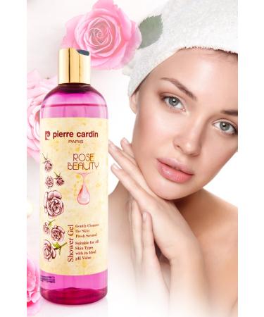 Pierre Cardin Rose Extract Vitamin E Ph Balanced Revitalizing Shower Gel - 400 ml