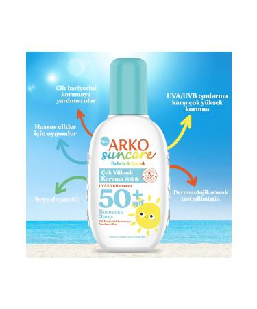 Arko SUNCARE BABY&CHILDREN PROTECTIVE SPRAY 50+spf 200 ML