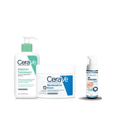CeraVe Face and Body Care Set + Gift Teeth Whitening Foam