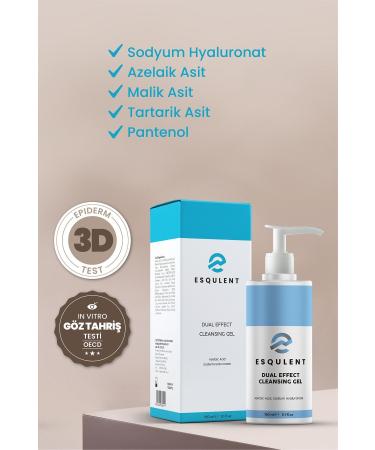 Esquelent Cleansing Gel Containing Hyaluronic and Azelaic Acid 150 ml - Buy Online on GoSupps.com