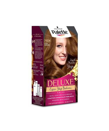 Palette Deluxe Hair Dye No: 7.554 Golden Caramel - Buy Online on GoSupps.com
