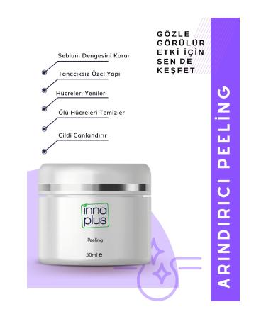 Inna Plus Purifying Grain-Free Facial Peeling with Hyaluronic Acid