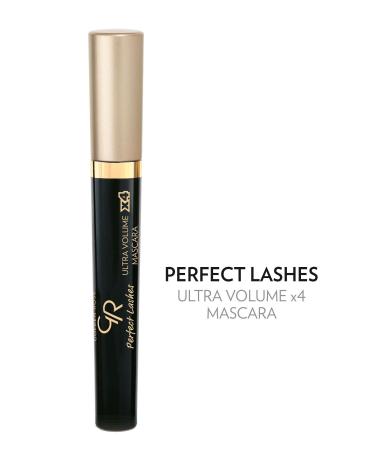 Golden Rose Perfect Lashes Ultra Volume X4 Mascara - Black - Volumizing Mascara - 8691190066635