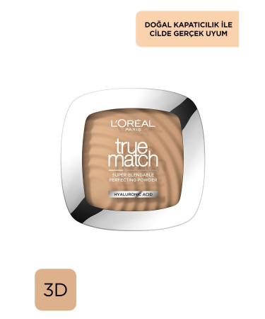 L'Oreal Paris True Match Powder 3.D/3.W Golden Beige