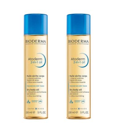 Bioderma Atoderm 2in1 Oil Moisturizing Dry Oil 150 ml X2