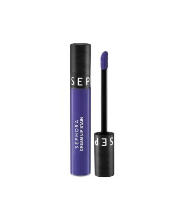 Sephora Cream Lip Stain Smudge-proof Velvet Finish Lipstick Matte Liquid Lipstick High coverage 10 hours long lasting (5 ml)