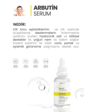 Most Natural Products Anti-Stain Skin Tone Equalizer and Brightener Arbutin Serum 30ml - Buy Online on GoSupps.com