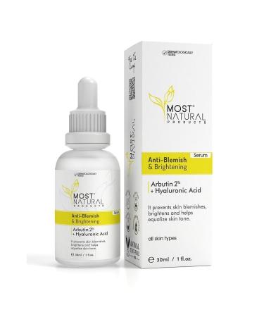 Most Natural Products Anti-Stain Skin Tone Equalizer and Brightener Arbutin Serum 30ml - Buy Online on GoSupps.com