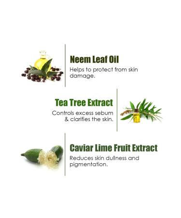 WOW Skin Science Anti-Acne Face Serum- 8 Natural-Anti-Blemish-Aha-Neem Leaf Oil Tea Tree Oil Caviar 30ml - Buy Online on GoSupps.com