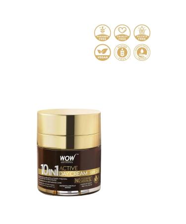 WOW Skin Science 10 in 1 Day Cream - 6 Natural Ingredients - SPF 20 with Sun Protection - Paraben Free 50ml