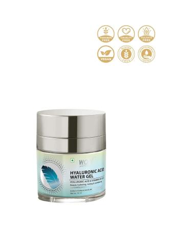 WOW Skin Science Hyaluronic Acid Water Gel Skin Cream For All Skin Types 1 Natural Ingredient-Even Toning B5vita 50ml