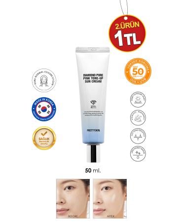 PRETTYSKIN Pink Luminous Tint High Protection Spf 50 Pa Tinted Sunscreen 50ml