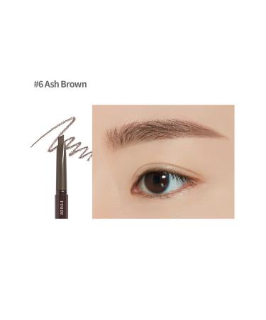 ETUDE Drawing Eye Brow / Long-lasting Eyebrow Pencil - 6 Ash Brown - Buy Online on GoSupps.com
