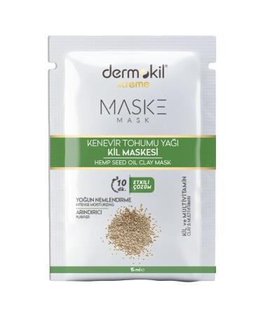 Dermokil Peeling and Oil Balancing Pink Clay Mask 75 ml Set - Buy Online on GoSupps.com
