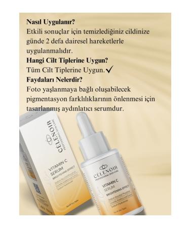 Celenoir C lenoir Anti-Aging Super Brightening Vitamin C Serum 30 ml - Buy Online on GoSupps.com