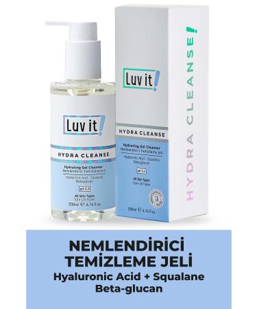 Luv it! Moisturizing Facial Cleansing Gel Dry-Normal Skin 200 ml
