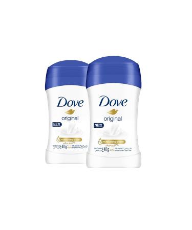 Dove Women Stick Deodorant Original Moisturizing Cream Effective 40 g X 2 Pieces - Buy Online on GoSupps.com