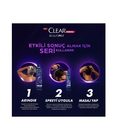 Clear Men Scalp Pro Strengthening Shampoo Effective Against Hair Loss and Dandruff 300 ml Serum 70 ml - Buy Online on GoSupps.com