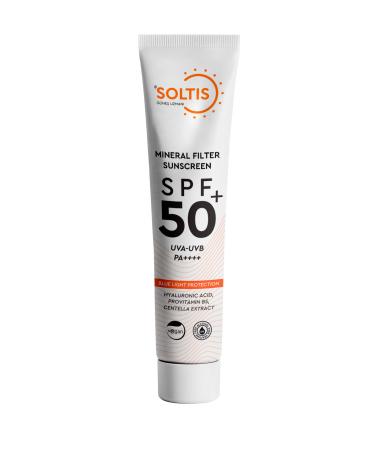 Soltis 0 Mineral Sunscreen Cream SPF 50+ Pa++++ 50 ml