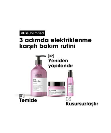 L'oreal Professionnel Serie Expert Liss Unlimited Anti-frizz and Intense Softness Shampoo - Buy Online on GoSupps.com