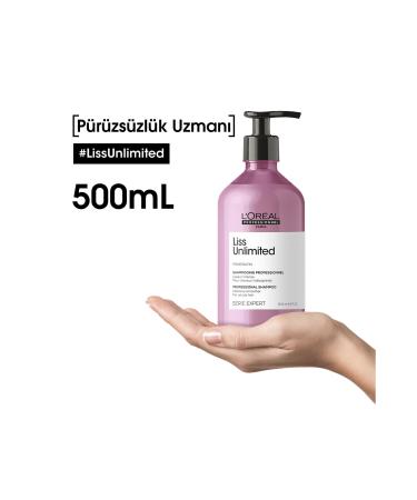 L'oreal Professionnel Serie Expert Liss Unlimited Anti-frizz and Intense Softness Shampoo - Buy Online on GoSupps.com