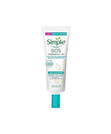 Simple Daily Skin Detox SOS Mattifying Gel Helps Reduce Oily and Acne Appearance 25 ml - Buy Online on GoSupps.com