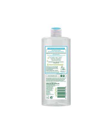 Simple Water Boost Micellar Makeup Remover Water For Dry Skin Face Eyes and Lips 400 Ml - Buy Online on GoSupps.com