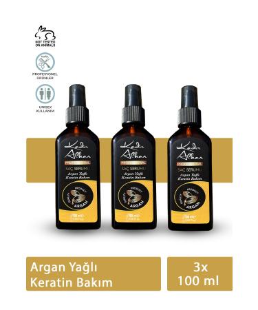 Kadir Alkan 3-pack Argan Oil Keratin Care 100ml