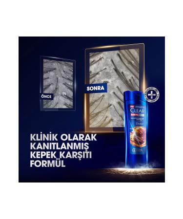 Clear Men Anti-Dandruff Shampoo Against Hair Loss 350 ml X3 - Buy Online on GoSupps.com