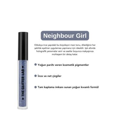 The Glitter Lab Glitter Liquid Eyeliner | Dazzling Liner - Neighbor Girl - Buy Online on GoSupps.com