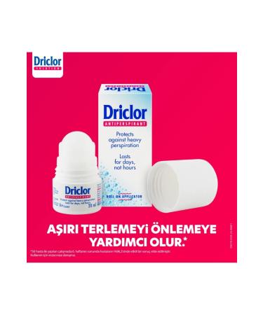 Driclor Antiperspirant Roll-on 20 ml - Buy Online on GoSupps.com