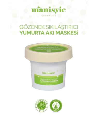 Manisvie Pore Tightening Egg White Mask