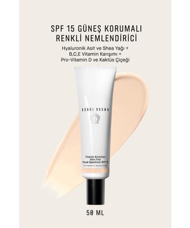 Bobbi Brown Vitamin Enriched Luminous Finish Tinted Moisturizer SPF 15 50ml - Fair 1 - 716170284668
