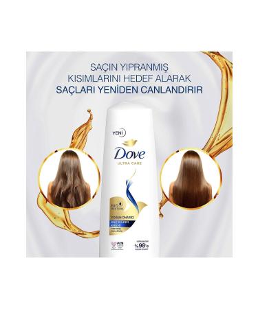 Dove Ultra Care Hair Care Conditioner Intensive Repair Damaged Hair 350 ml X2 - Buy Online on GoSupps.com