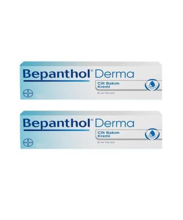 Bepanthol Derma Skin Care Cream For Hands and Face 30 gr - 2 Pieces