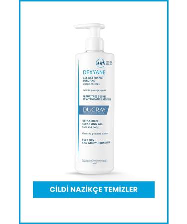 Ducray Dexyane Cleansing Gel for Atopic Prone Skin 400ml