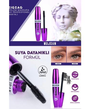 Utelips Extra Volume Giving Zigzag Mascara Attractive Intensive Mascara Zigzag Feature Permanent Non-smudge Stylish