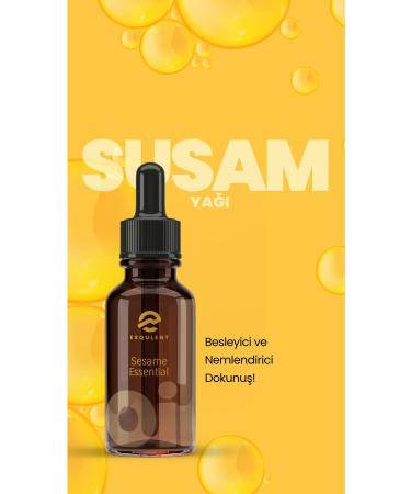 Esqulent 0 Pure Cold Pressed Sesame Oil Cleanses and Deeply Nourishes the Skin Nourishes the Hair - Buy Online on GoSupps.com